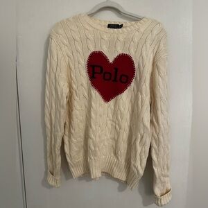 Authentic Polo Heart Sweater